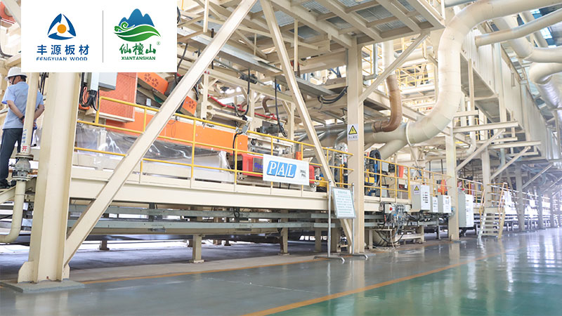 片狀實木結構板osb板廠家生產osb的工藝流程